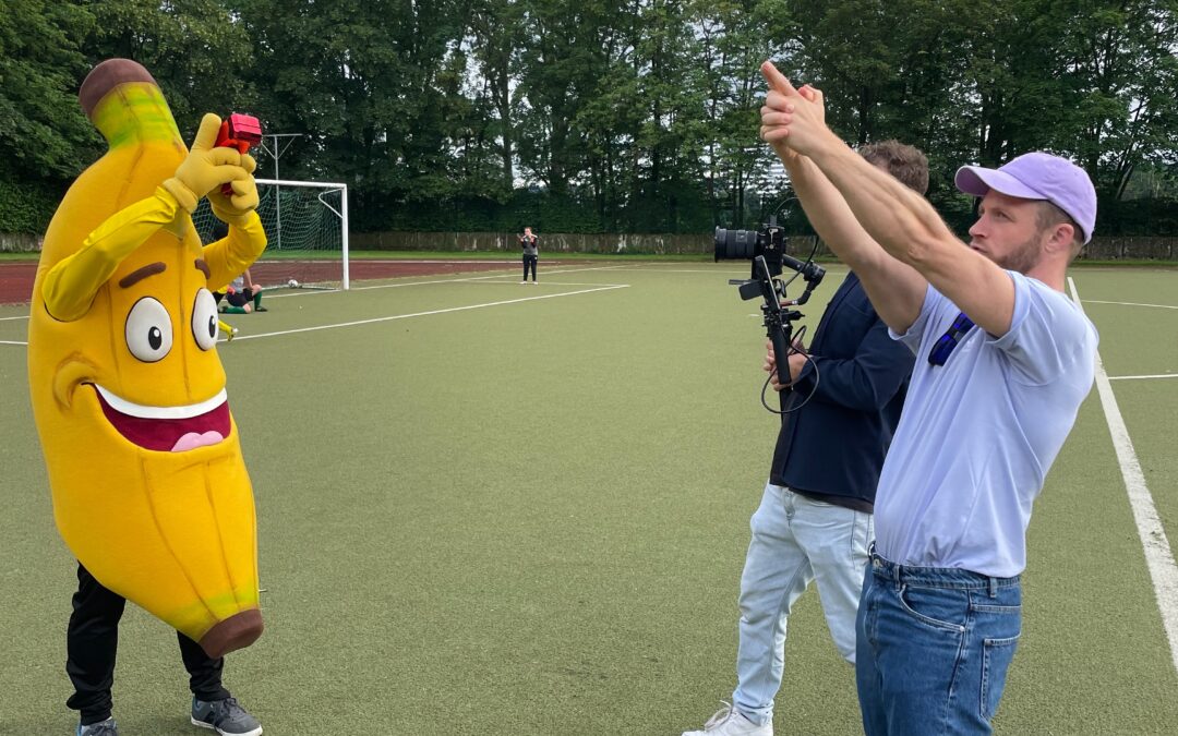 Kamerateam zu Gast im Training