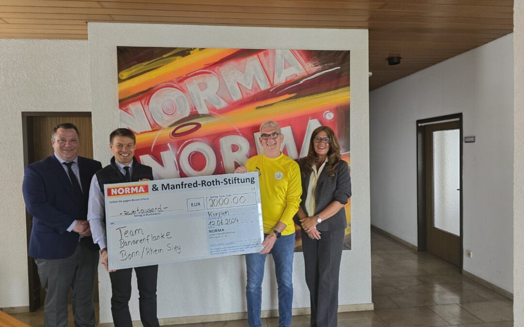 Norma Stiftung (Manfred Roth) Spende über 2.000 €