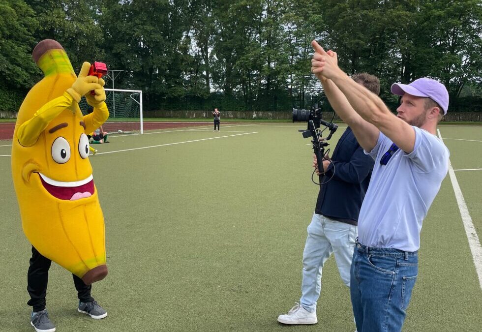 Kamerateam zu Gast im Training