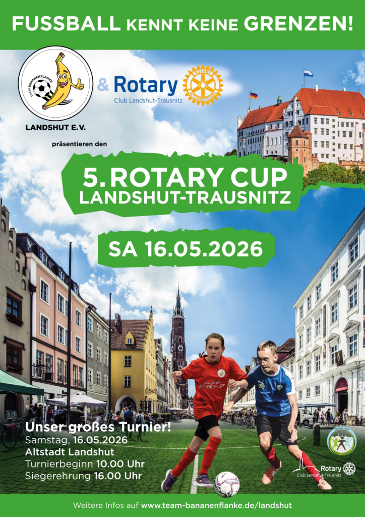 Unser großes Turnier am 16.05.2026: Der 5. Rotary Landshut-Trausnitz Cup